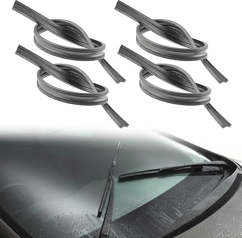 Gomas De Limpiaparabrisas De Repuesto, Gomas Limpiaparabrisas, Goma Limpiaparabrisas Universal, 4 Piezas Gomas De Recambio Para Limpiaparabrisas, 700mm Limpiaparabrisas De Goma Tiras