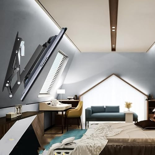 TV Bracket Steel Electric TV Wall Mounted, Suitable For 32-70 Inch Screen Electric Ceiling TV Bracket