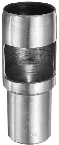 QUARKZMAN 45mm Lochstanzer, Locheisen Leder Rund Hohlstanzwerkzeug aus Karbonstahl Kreis Schneidwerkzeug für Gürtel Lederhandwerk Uhrenarmbänder Papier