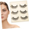 CANIGHT 3pairs Fake Eyelashes Kit of Eye Strip Lashes Lightweight and Comfortable Reusable Faux Eyelashes for Glamorous Looks for Occasion