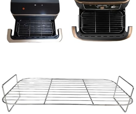 Moljaus Griglia per friggitrice ad Aria Compatibile con Ninja Foodi Flexdrawer Dual Air Fryer 10.4L/COSORI Dual Blaze TwinFry 10L Acciaio Inossidabile S-304 Accessori per friggitrice ad Aria