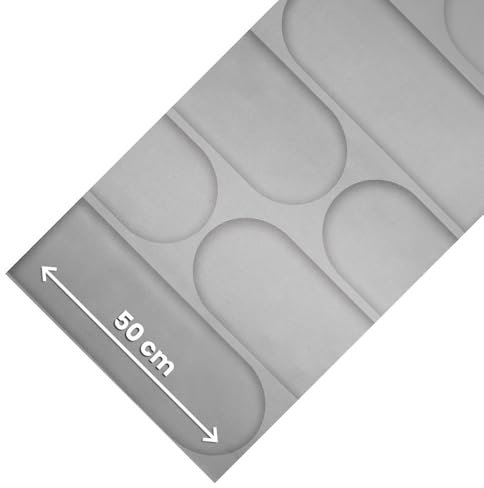 OLIVO.shop - Alfombra para cocina antideslizante y lavable, de PVC (policloruro de vinilo), alfombra para cocina de PVC goma JOKE (ARCH 3D, 50 x 290 cm)