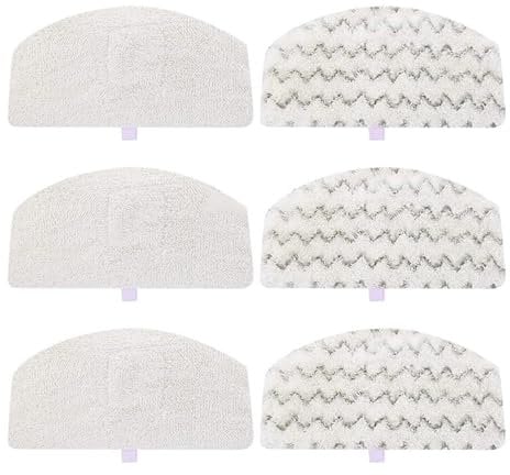 LVXBHZQD 6 Pcs Steam Mop Pads ,Compatible for Bissell PowerFresh, 1806 1940 1544 1440 Series Replacement Part Model #5938#203-2633 Mop Rag