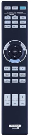RM-PJ28 Télécommande de rechange pour vidéoprojecteur Sony VPL-GTZ1 VPL-HW40ES VPL-HW45 VPL-HW45ES VPL-HW55ES VPL-HW65 VPL-VW285ES VPL-VW295ES VPL-VZ1000 VPL-VZ1000ES