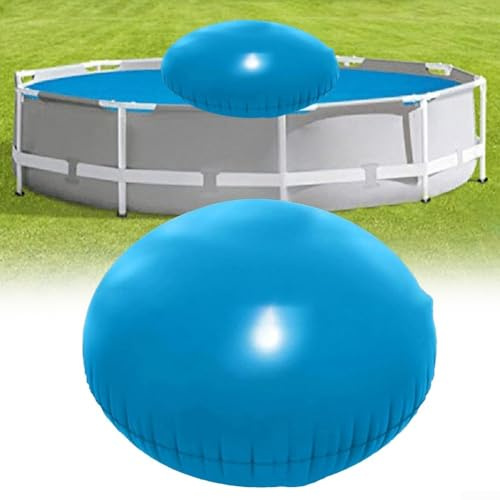 Rundes Winter-Pool-Kissen, Winter-Pool-Luftkissen mit 300 cm Seil, tragbares aufblasbares Pool-Kissen, für effektive Abdeckung (1)