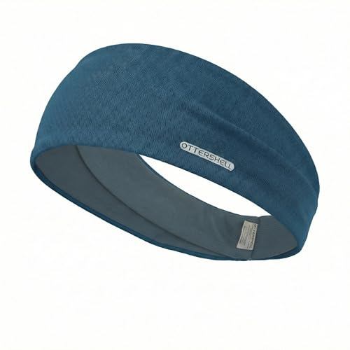OTTERSHELL Ultraleichtes Stirnband, Atmungsaktiv & Schweißableitend, Kühlend, für Sport, Yoga & Fitness, Einheitsgröße 48–62 cm