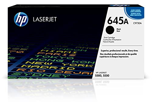 HP 645A (C9730A) Schwarz Original Toner für HP Color Laserjet 5500, HP Color Laserjet 5550