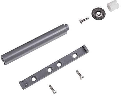 SO-TECH® Türdämpfer Push to Open grau mit Magnetspitze Magnetschnäpper für grifflose Möbeltüren