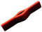 FIND A SPARE Orange Rubber Impeller, 7.0-8.0 kg, To fit Indesit Hotpoint Swan Tumble Dryers