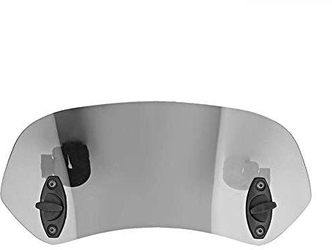 Suuonee Motorrad Windschutzscheibe, universell Verstellbarer Clip On Windschutzscheibe Windabweiser Windschutzscheibe Zubehör für Motorrad Tawny