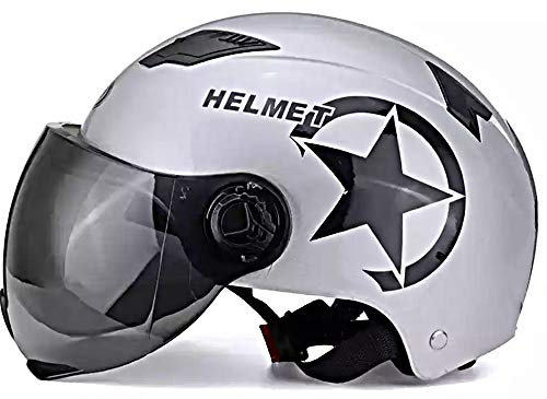 QMZDXH Casque Velo Femme Ville Visiere, Casque de Vélo Léger Réglable 56-60CM avec Visière, Casques de Vélo de Montagne et de Route Réglables pour Adultes et Respirant