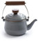 Emaille Teapot / Theepot - Stone Grey