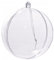 Netuno 5 Stück Acrylkugeln 8 cm Plastikkugeln Kunststoffkugeln transparent teilbar für Dekoration Geschenk zum Bemalen Befüllen Basteln
