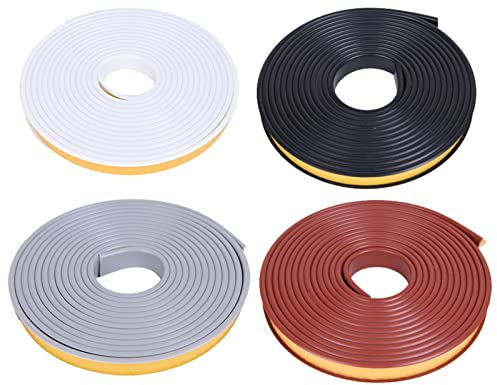 WMLBK U-Shape Flexible Edge Banding, Self Adhesive Soft PTE Edgeband, Peel and Stick Veneer, Protector Tape Edge Guards Edging Trim for Table Cabinet Furniture Restoration (Grey, 16mm thickness 3m)