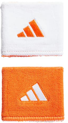 adidas Interval Reversible Wristband, Team Orange/White/2, One Size