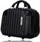 TROLLEY ADC - Vanity Case Rigide 21x29x11cm - 1,2Kg - 11 Litres - Trousse de Toilette Femme Homme - Solide 100% ABS Idéal Pour Partir en Week-end ou en Voyage - Collection Corner - Noir