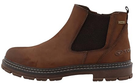 Tom Tailor Herren 4280350008 Stiefelette, Whisky, 45 EU