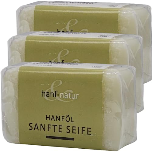 Hanf & Natur Hanföl Sanfte Seife I 3x 100 g im Sparset I plus PharmaPerle giveaway