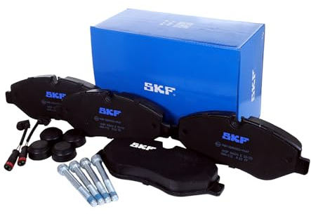 SKF Scheibenbremse Bremsbelag VKBP 80633 E-4er Set - Position Vorderachse Höhe 93 mm Länge 203 mm Breite 131 mm Dicke 20,8 mm - OE Qualität