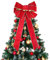 Asudaro Fiocchi Natalizi in Velluto Rosso per La Decorazione Dell'Albero di Natale Nastro con Fiocco per Albero di Natale Ornamenti con Nodo A Fiocco Grande 60 Cm per Finestre, Scale, Feste