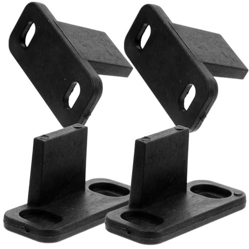 Mobestech 4pcs Door Swing Stopper Closet Door Track Sliding Barn Door Floor Guide Sliding Closet Door Floor Guide Closet Door Guides for Floor Sliding Door Track Abs Furniture