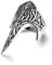 GTHIC Edelstahl-Daumenring für Männer und Frauen, Vintage-Stil, Adlerschnabel, Goth-Ringe, Bogenschützen-Ring, modischer Memento-Mori-Ring, Tierschmuck, Geschenke, Größe 9