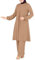 OUMSHBI Beten Kleidung für Frauen Muslim Islamischer Naher Osten Dubai Türkei Kleid Ärmelloses Streifen Vintage Muslimisches Kleid Muslimische Kleider Damen Sommer Kaftan Damen Kleid Muslim