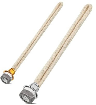 Wondora 2 Stück Docht für Lampe Berger Duft Öllampe Ersatzdocht ÖLlampe Docht Katalytische Lampen, Lampe Docht für Katalytischer, zur Raumluftverbesserung Aromatherapie 13-18 mm
