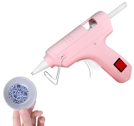 Chaies Penna per colla a caldo, per fai da te, macchina per scioglimento a caldo, 20 W, per lavori di artigianato scolastico, per bambini e riparazioni rapide a casa