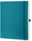 POPRUN Kalender 2025 Wochenplaner Softcover mit PU-Leder, ca. A4 (26,5 x 21,5 cm), 12-Monate-Terminplaner (Jan.2025-Dez.2025) 1 Woche 2 Seite mit 100 GSM Zertifiziertem Papier - Pazifikgrün