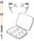 Aikeis 3 Paar Ersatz-Ohrstöpsel für AirPods Pro und AirPods Pro 2 mit Reinigungsset, rutschfeste Silikon-Ohrstöpsel mit tragbarer Aufbewahrungsbox (S/M/L)