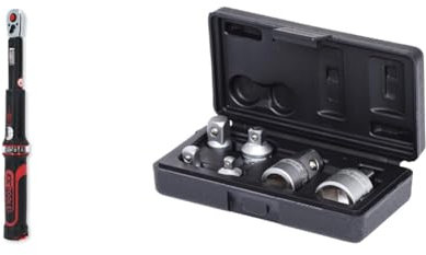 KS TOOLS 516.1542 - Clé Dynamométrique Gamme Ergotorque Précision - Outils et Dépannage & 911.0106 Coffret augmentateurs/réducteurs - 6 pcs