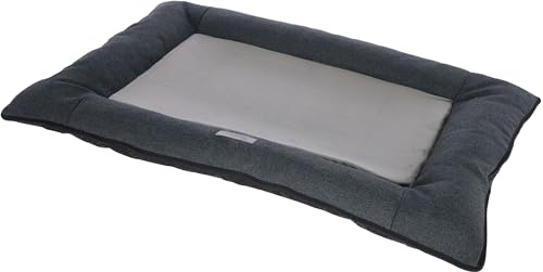 Kerbl Pet Liegekissen Platin Ortho, Hundekissen, Hundebett, grau, 115x80x9cm, Polyester, Hunde, rutschfeste und isolierende Unterseite