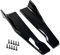 2PCS Auto ABS Minigonne Laterali, per Alfa Romeo Giulia 2017-2022 (48cm) Alettoni Laterali Estensioni Anti collisione Splitter Car protettore Accessori,A/Glossy Black