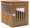 vidaXL Meuble de Cage pour Chiens chêne Artisanal 55x75x65 cm, chenil, abri pour Chien, Cage pour Animaux de Compagnie, Cage de Chien