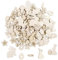 Dazzjoy Holz Konfetti Ostern Deko Groß 1-5cm, 100 Stück Holzhasen Ostereier Deko Ostern, Holzblumen Streudeko Oster Deko,Holzeier Streudeko Frühling,Osterkonfetti Tischdeko,Deko für Ostern zum Basteln