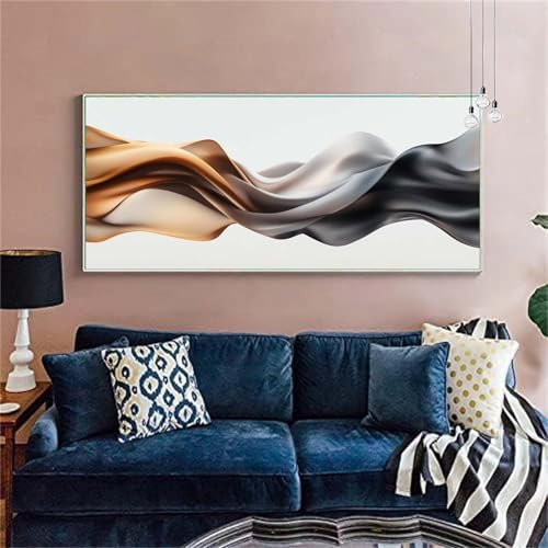 Diamond Painting Erwachsene/Kinder, Abstraktion Diamond Painting Linien Malen nach Zahlen Groß Full Diamant Malerei Diamant Painting Bilder Set für Deko Wohnzimmer MädchenGeschenk 90x180cm X-60