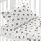 TRAMAS+ Juego Sábanas Cuna 60x120 100% algodón, Juego de sábanas para Bebe, Ropa de Cuna, Sábana Bajera, encimera y Funda de Almohada - Mimoso