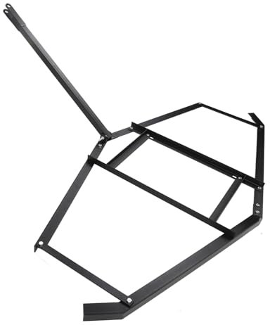 74 Zoll Drag Auffahrt Traktor Harrow Stahl Rasenniveau Rake für ATV UTV -Anhängermäher