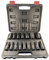 Buffalo Tools 16pc 1/2 inch Deep Impact Socket Set, Metric, 10mm-32mm, 6 Point European Style Sockets, Durable Chrome Vanadium Steel, Rust Resistant Finish, Comes in Storage Case
