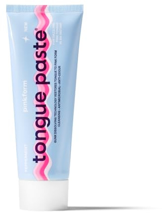 Pinkform Tongue Paste™ - New Tongue Cleanser Instantly Lifts-Away Grime - **Tongue Scraper Not Included** - Mint - 75ml - Helps Support Fresher Breath & Improve Oral Hygiene - Made in UK