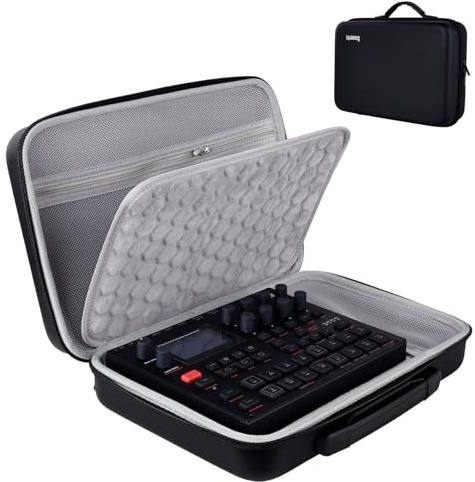 Banworks PU Hardshell Case für Elektron Digitone(II)/Digitakt(II)/Syntakt | Custom Controller Case Synthesizer/Sampler Schutz- und Tragetasche JT/HCQSNB-04 (Nur das Gehäuse, 1 Stück)