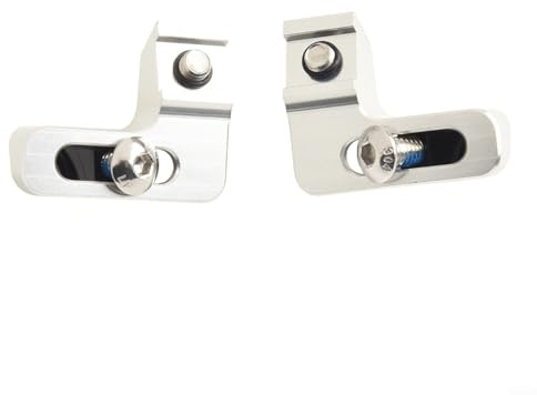 Zilimontt Aluminiumlegierung für Fahrrad-Schalthebel-Adapterhalterung für I-Spec EV-Bremsen – kompatibel mit M4100, M6100/6120, M7100/7120, M8100/8120 & M9100/9120 – für CNC-Hohlraum (Silber)
