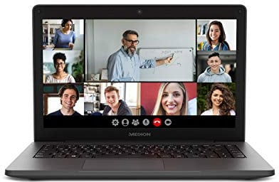 MEDION Notebook PC Portatile E14409 Schermo 14 HD Intel i3-1005G1 RAM 8GB SSD 128GB Webcam Windows 11 Home (Ricondizionato)