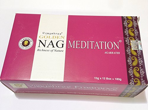 Räucherstäbchen Nag Meditation Pack von 12 Kästen 180 Räucherstäbchen Qualität