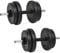vidaXL Hantel Set 14-TLG. 20 kg Langhantel Kurzhantel Hantelstange Gewichte