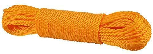 Jeffergarden 20 m Nylon Corde Corde de Jardinage Corde À Linge Jardin Camping À L'extérieur Corde Tout Usage pour Le Jardinage l' pour la Corde à Linge, Jardinage,