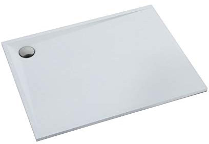 Sellon24® Duschtasse Duschwanne Acrylwanne Acrylschürze Stabilsound® inkl. Träger Antirutsch 80x120 x3cm