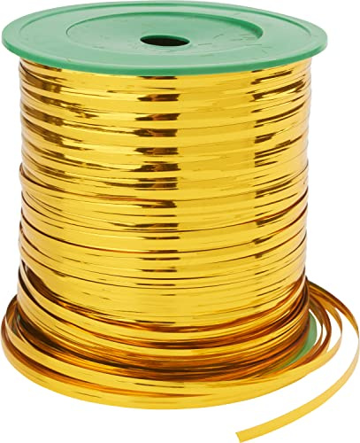VBS Beutelverschluss-Streifen Rolle 800m Draht Kunststoff 0.4cm Breite Gold