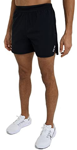 TCA Herren Flyweight Laufshorts mit Reißverschlusstaschen - Schwarz, M